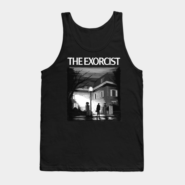 The Exorcist Illustration with title Tank Top by burrotees